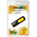 Флеш-накопитель USB  32GB  OltraMax  250  жёлтый